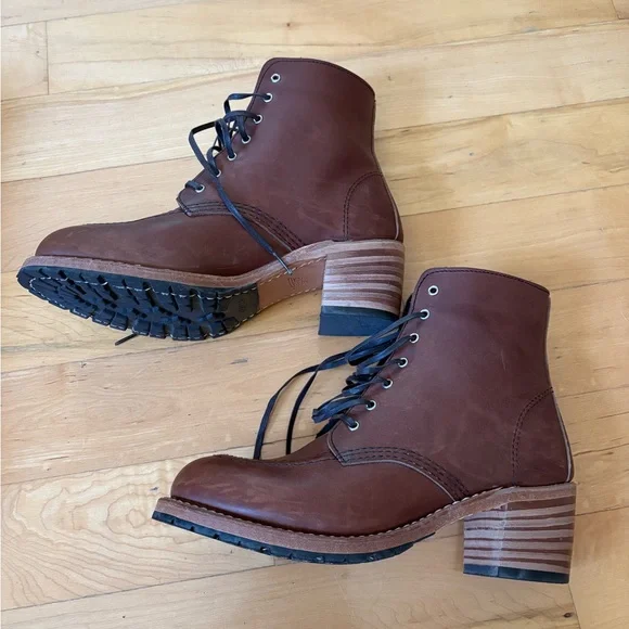 Red Wing Heritage Clara Brown Heeled Boots - 8.5 - Picture 2 of 7